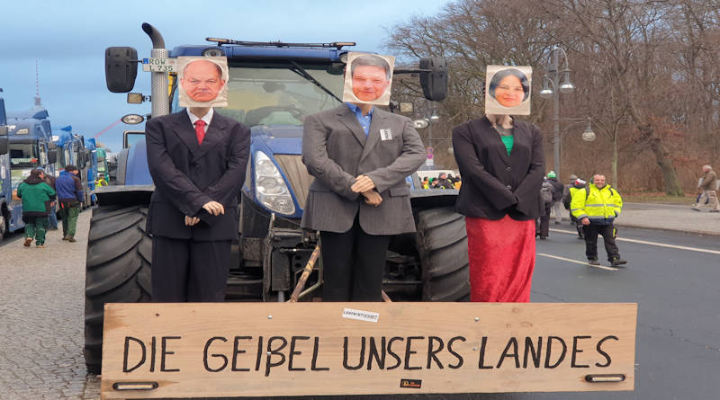 Historische Demonstration in Berlin: Landwirte und Unternehmer vereint gegen Regierungspolitik